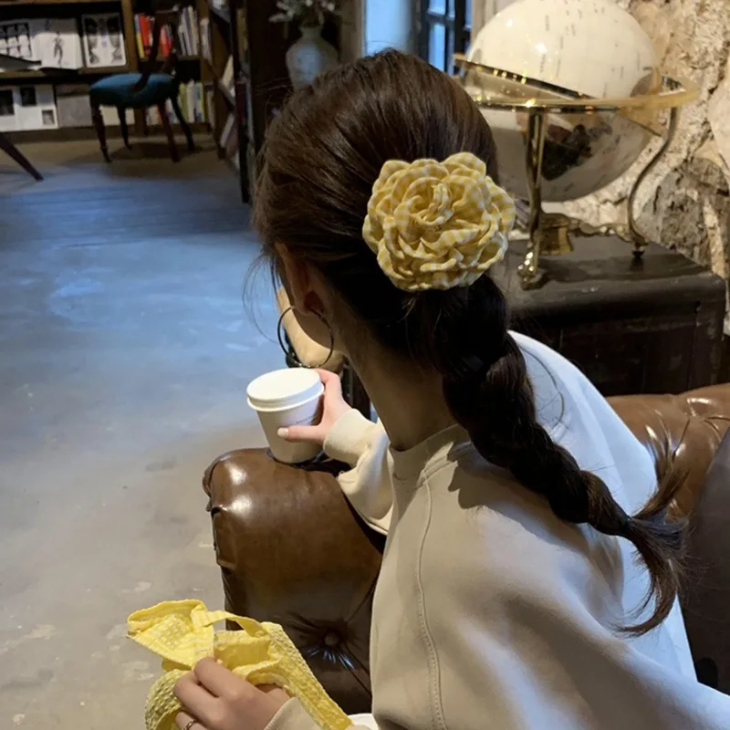 Grampo de garra de cabelo femi - Women'S Yellow Accessories avaliação e preço