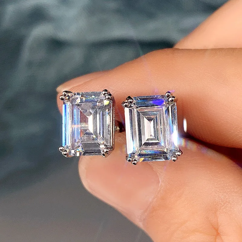 Huitan-Brincos de cristal zirc - Women'S Accessories Jewelry Sale avaliação e preço