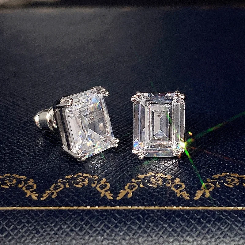 Huitan-Brincos de cristal zirc - Women'S Accessories Jewelry Sale avaliação e preço