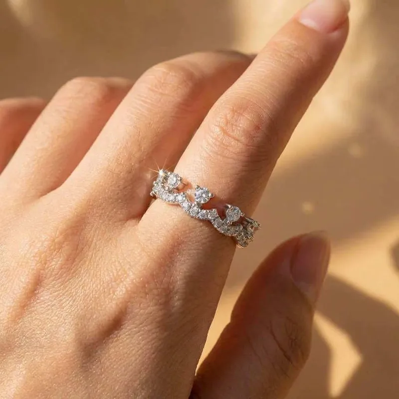 Anel Exquisito de Zircônia em  - Women'S Accessories Jewelry Sale avaliação e preço