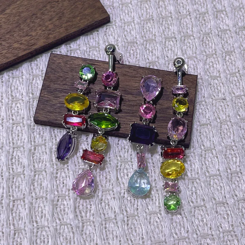 Brincos de Franja em Rosa e Ve - Women'S Accessories Jewelry Sale avaliação e preço