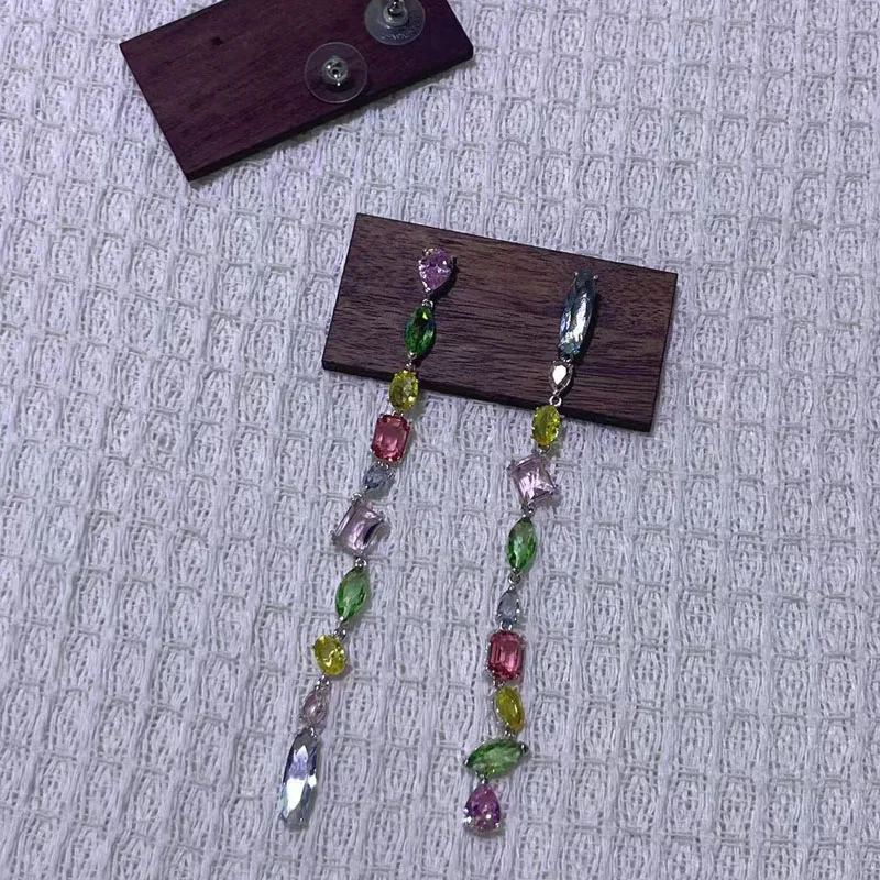 Brincos de Franja em Rosa e Ve - Women'S Accessories Jewelry Sale avaliação e preço
