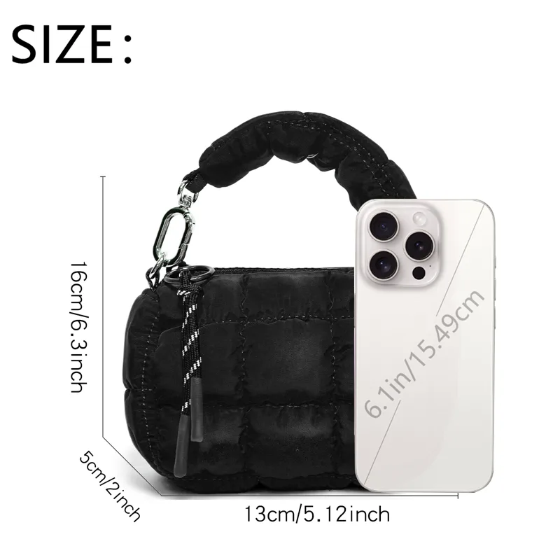 Mini Bolsa de Batom Acolchoada - Women Accessories Pouch avaliação e preço