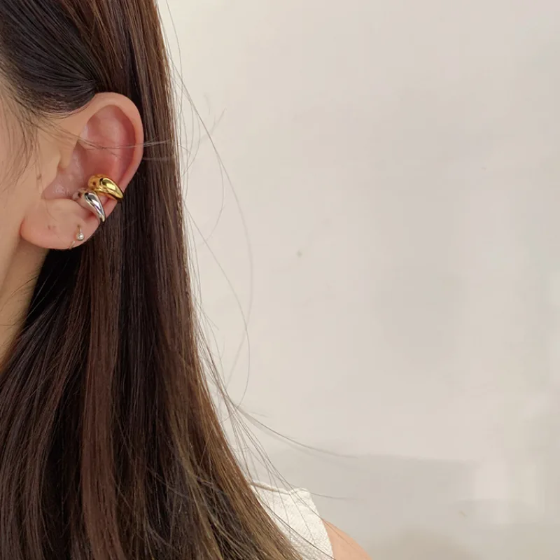 Metal Clip Earcuff Brincos par - Women'S Accessories Jewelry Sale avaliação e preço