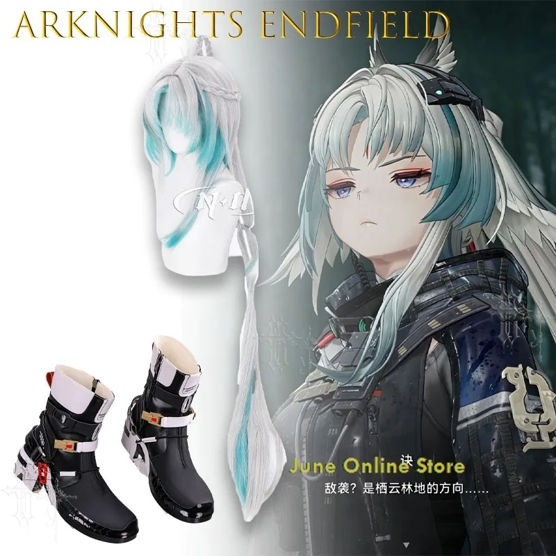 Peruca de Cosplay Anime Arknig - Women Knight Accessories avaliação e preço