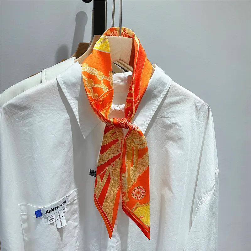 Marca lenço de seda design fem - Accessories Brand For Women avaliação e preço
