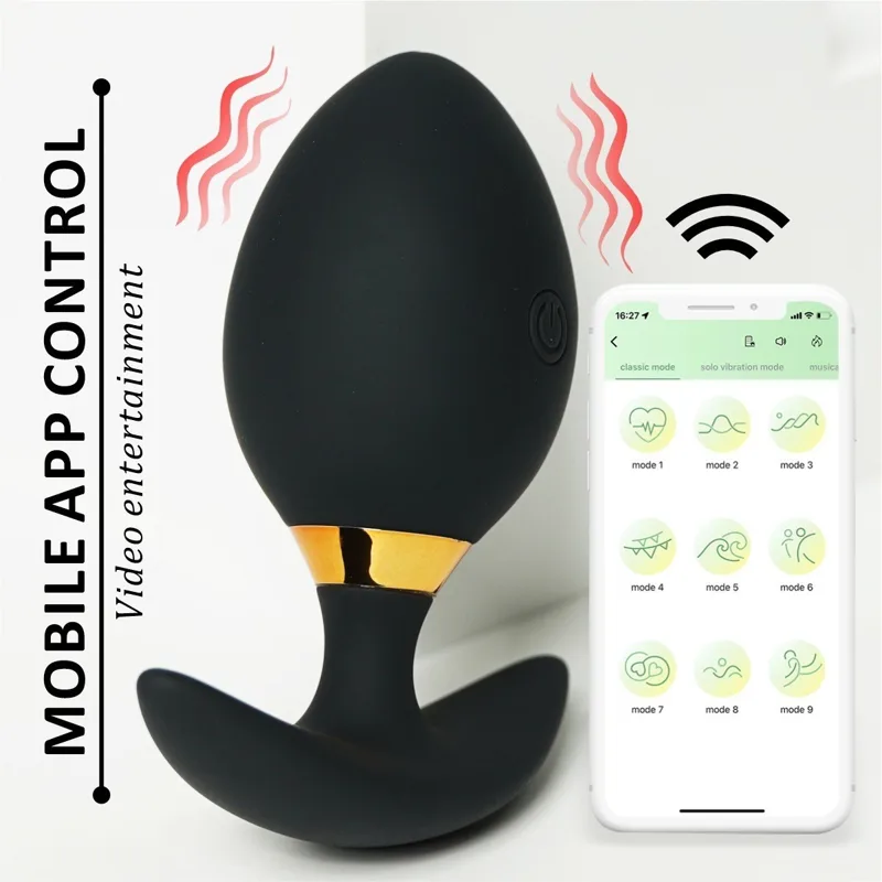 Plug Anal Vibrador com Control - Women Accessories App avaliação e preço