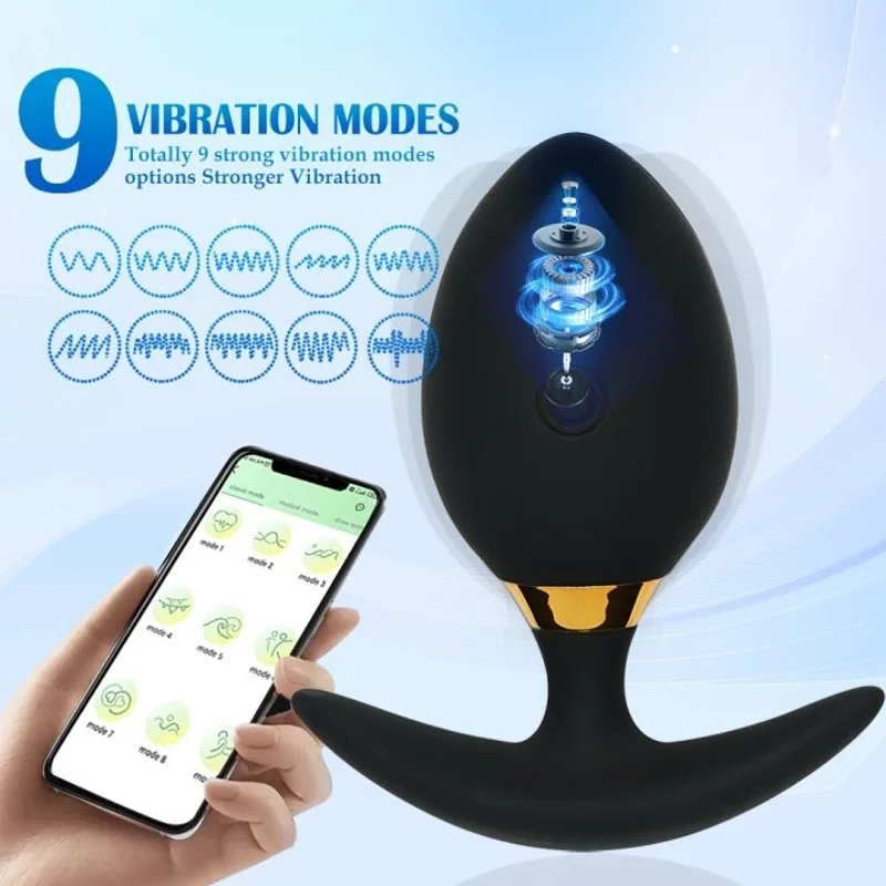 Plug Anal Vibrador com Control - Women Accessories App avaliação e preço