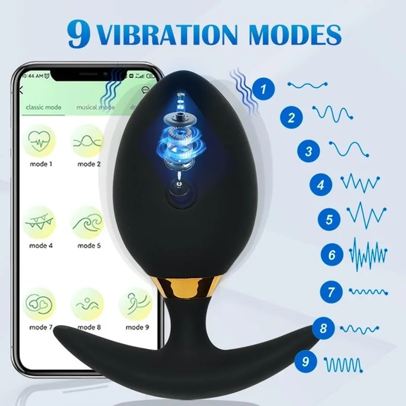 Plug Anal Vibrador com Control - Women Accessories App avaliação e preço