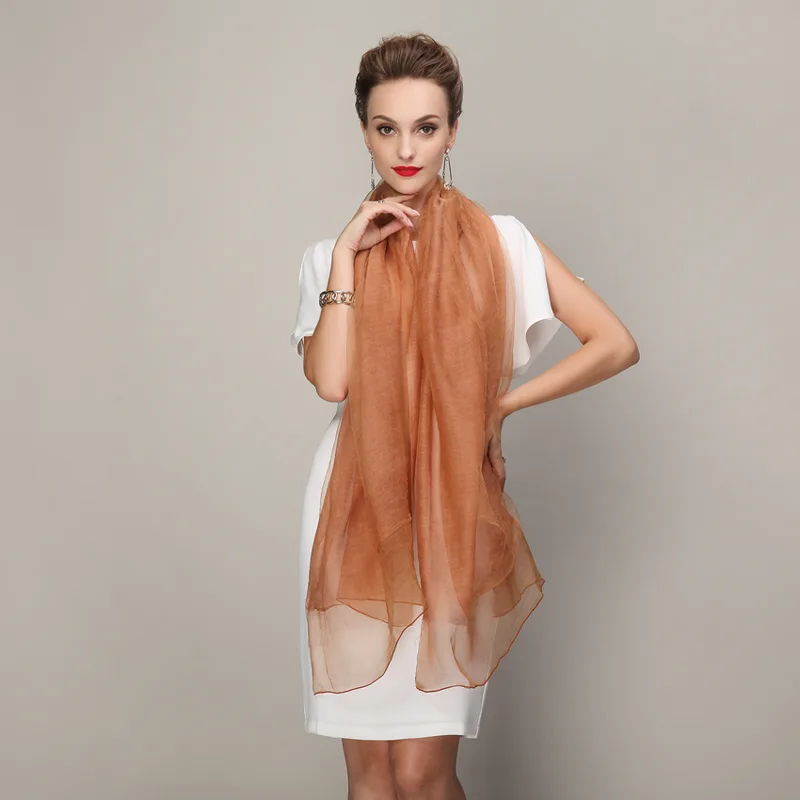 [BYSIFA] Lenço longo de lã de  - Accessories Brand For Women avaliação e preço