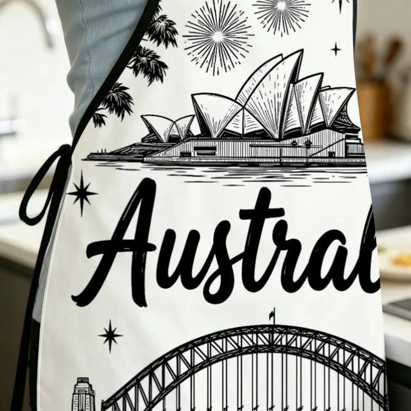 Avental de cozinha com estampa - Women'S Accessories Australia avaliação e preço