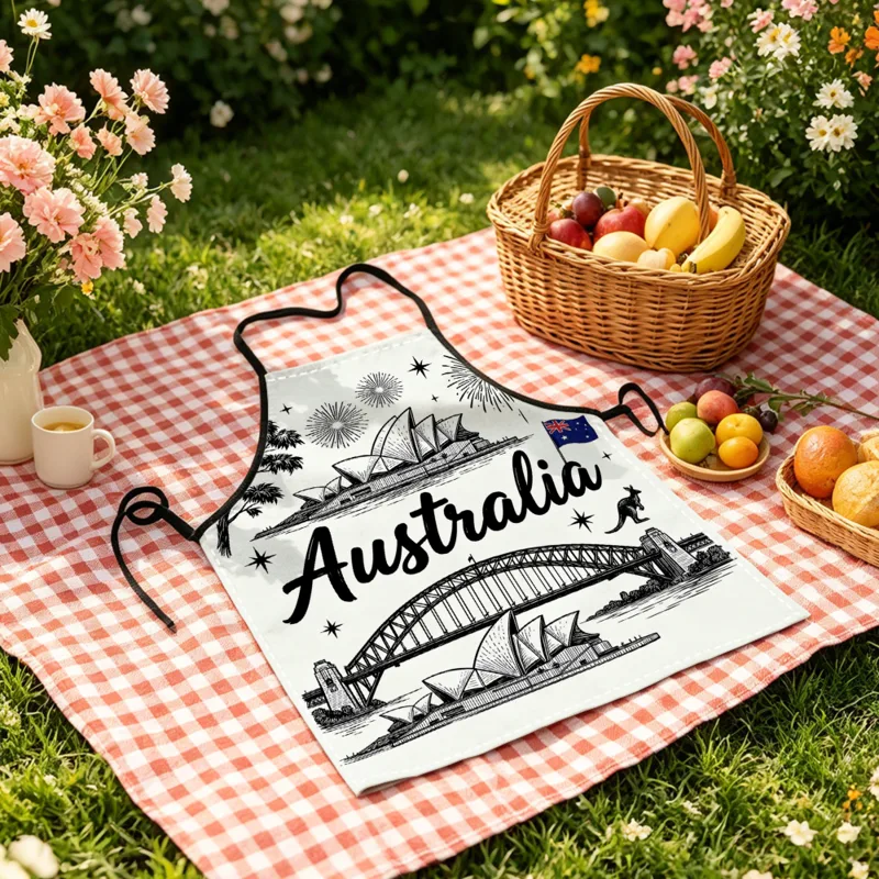 Avental de cozinha com estampa - Women'S Accessories Australia avaliação e preço
