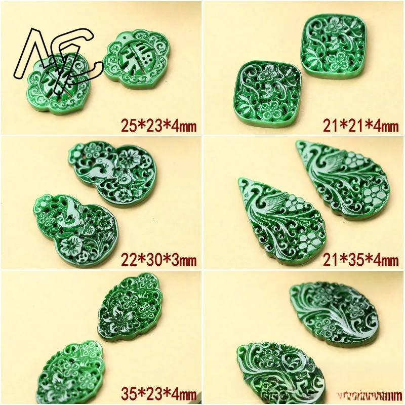 2 Peças DIY Esmeralda Verde Na - Women Accessories Gift avaliação e preço