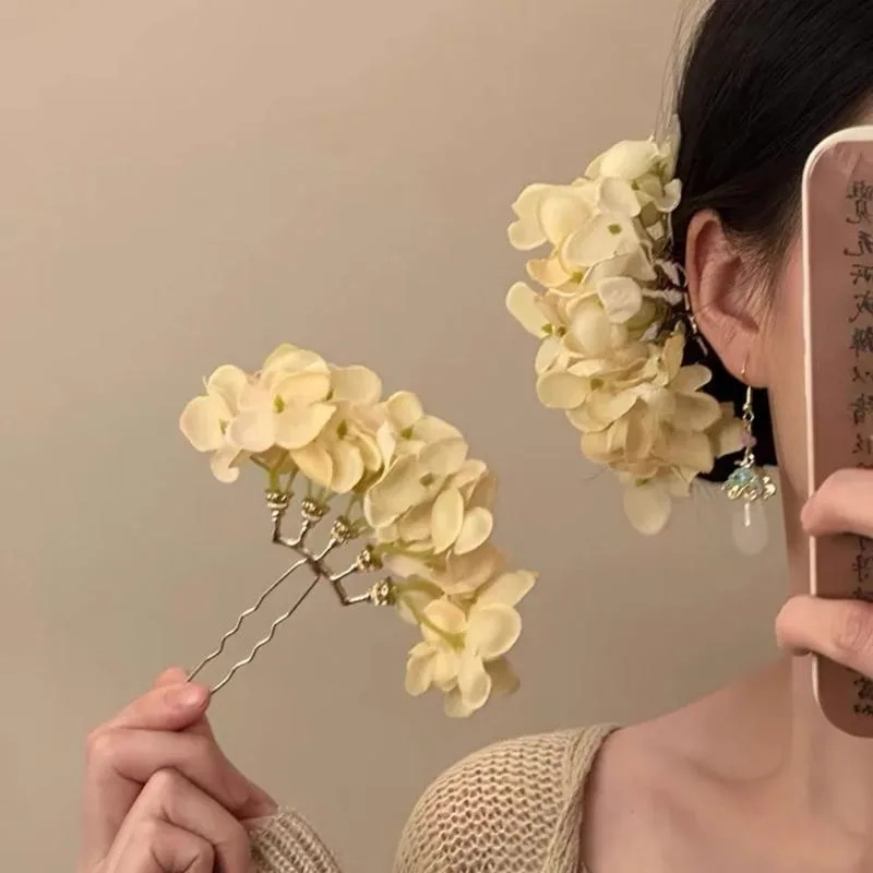 1 unidade de Grampos de Cabelo - Women'S Yellow Accessories avaliação e preço
