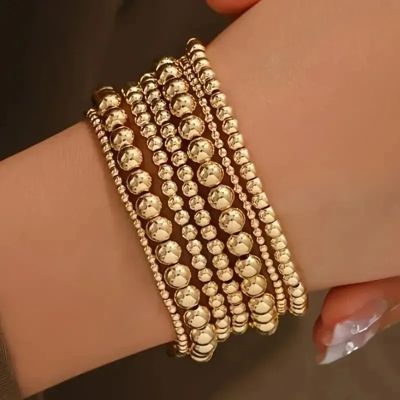 7 pçs/set boêmio simples vinta - Resin Bangle Bracelet avaliação e preço