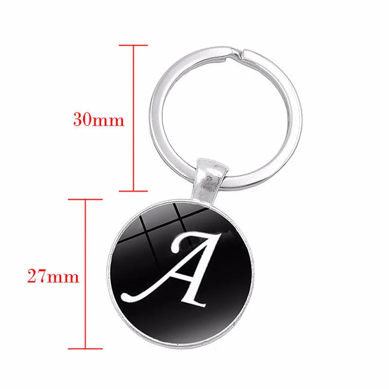 A-Z nome inicial chaveiro para - Women Accessories Name In English avaliação e preço