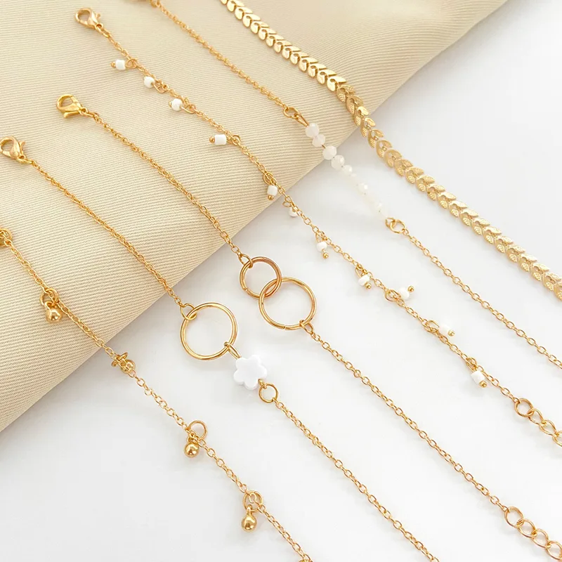6 peça conjunto de ouro cor ge - Resin Bangle Bracelet avaliação e preço