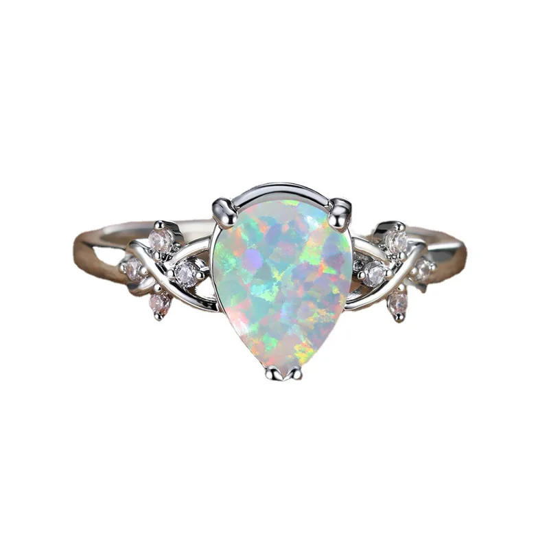 Novo Anel Flor com Borda Gota  - Women'S Accessories Australia avaliação e preço