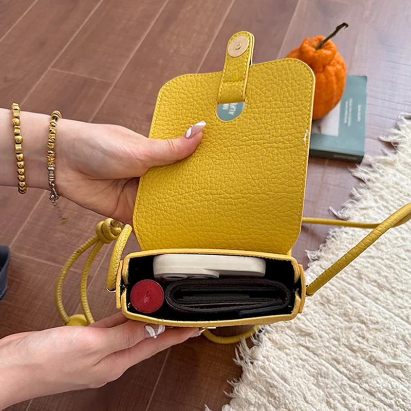 Bolsa Transversal Mini Amarela - Women'S Yellow Accessories avaliação e preço