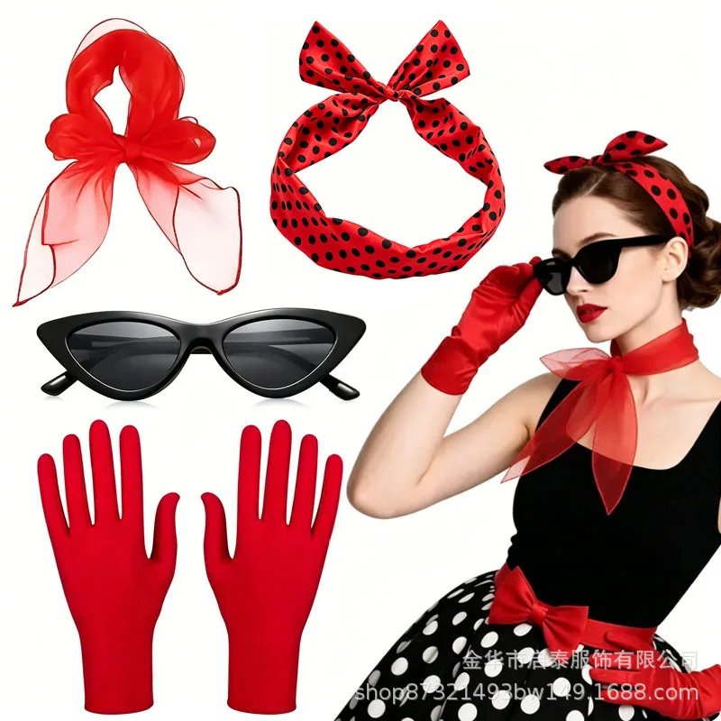 Conjunto de Fantasia Retro par - Women'S Accessories In The 60S avaliação e preço