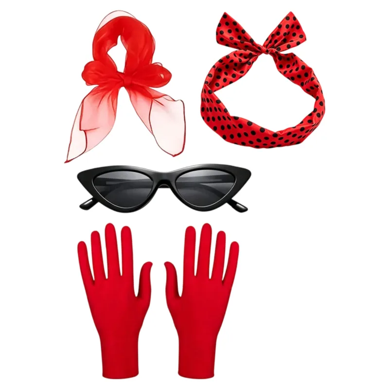 Conjunto de Fantasia Retro par - Women'S Accessories In The 60S avaliação e preço