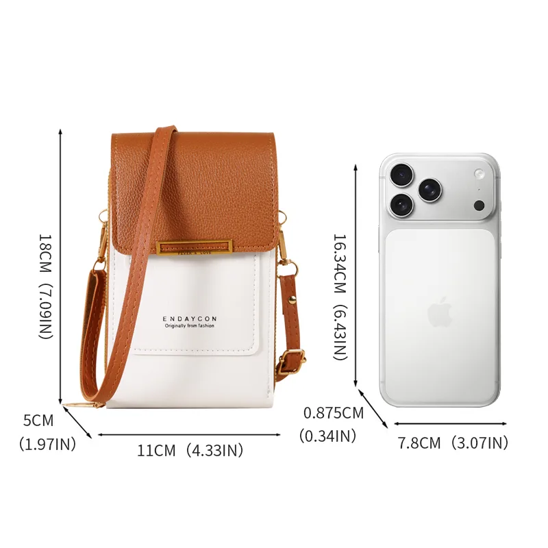 ENDAYCON Bolsa transversal fem - Women Accessories Pouch avaliação e preço