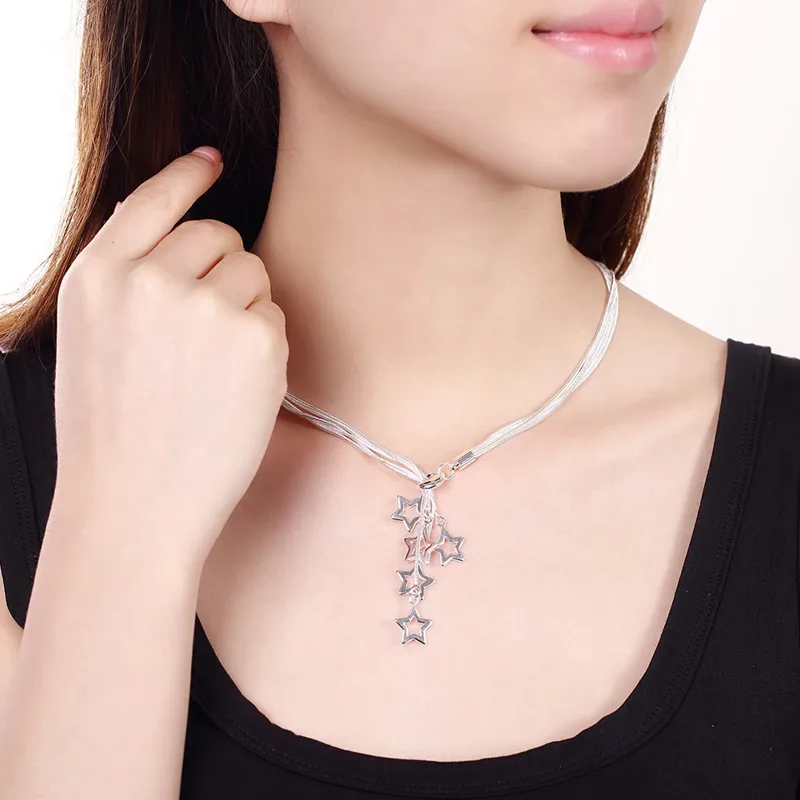 Colar de prata esterlina 925,  - Women'S Accessories Jewelry Sale avaliação e preço
