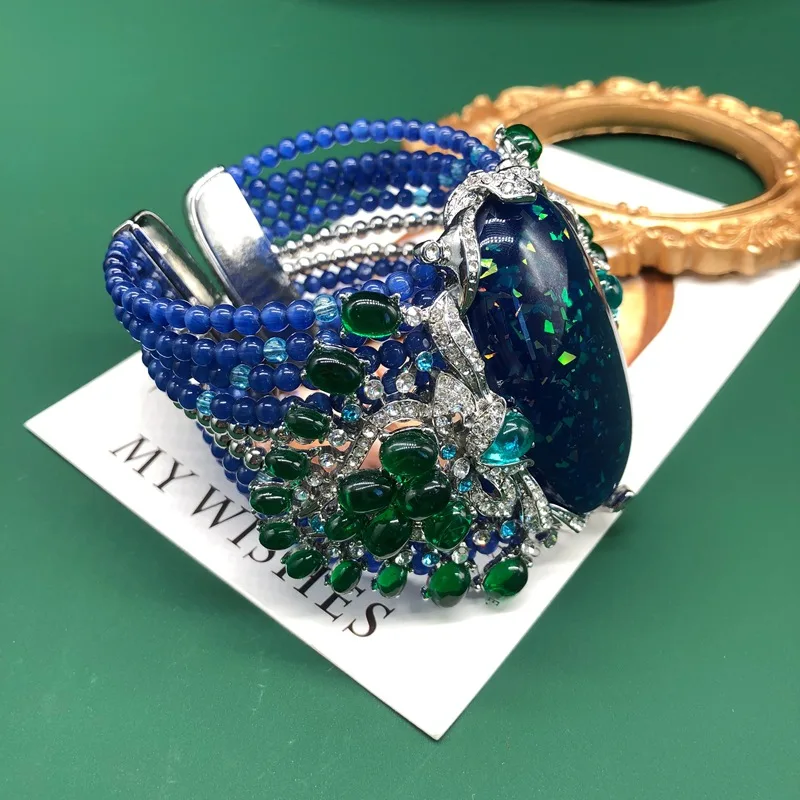 Pulseira Vintage Luxuosa com C - Resin Bangle Bracelet avaliação e preço