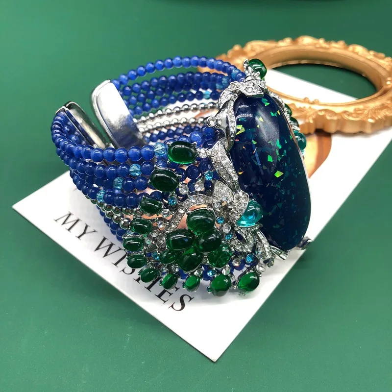 Pulseira Vintage Luxuosa com C - Resin Bangle Bracelet avaliação e preço