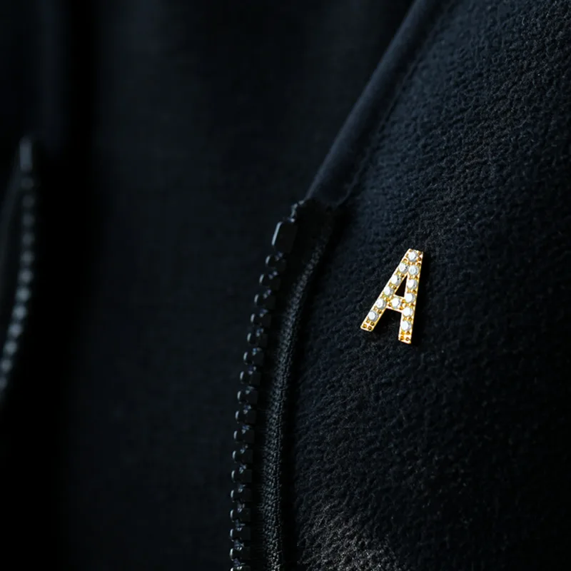 Broches Shiny Zircon Letter pa - Women Accessories Name In English avaliação e preço