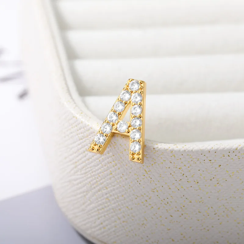 Broches Shiny Zircon Letter pa - Women Accessories Name In English avaliação e preço